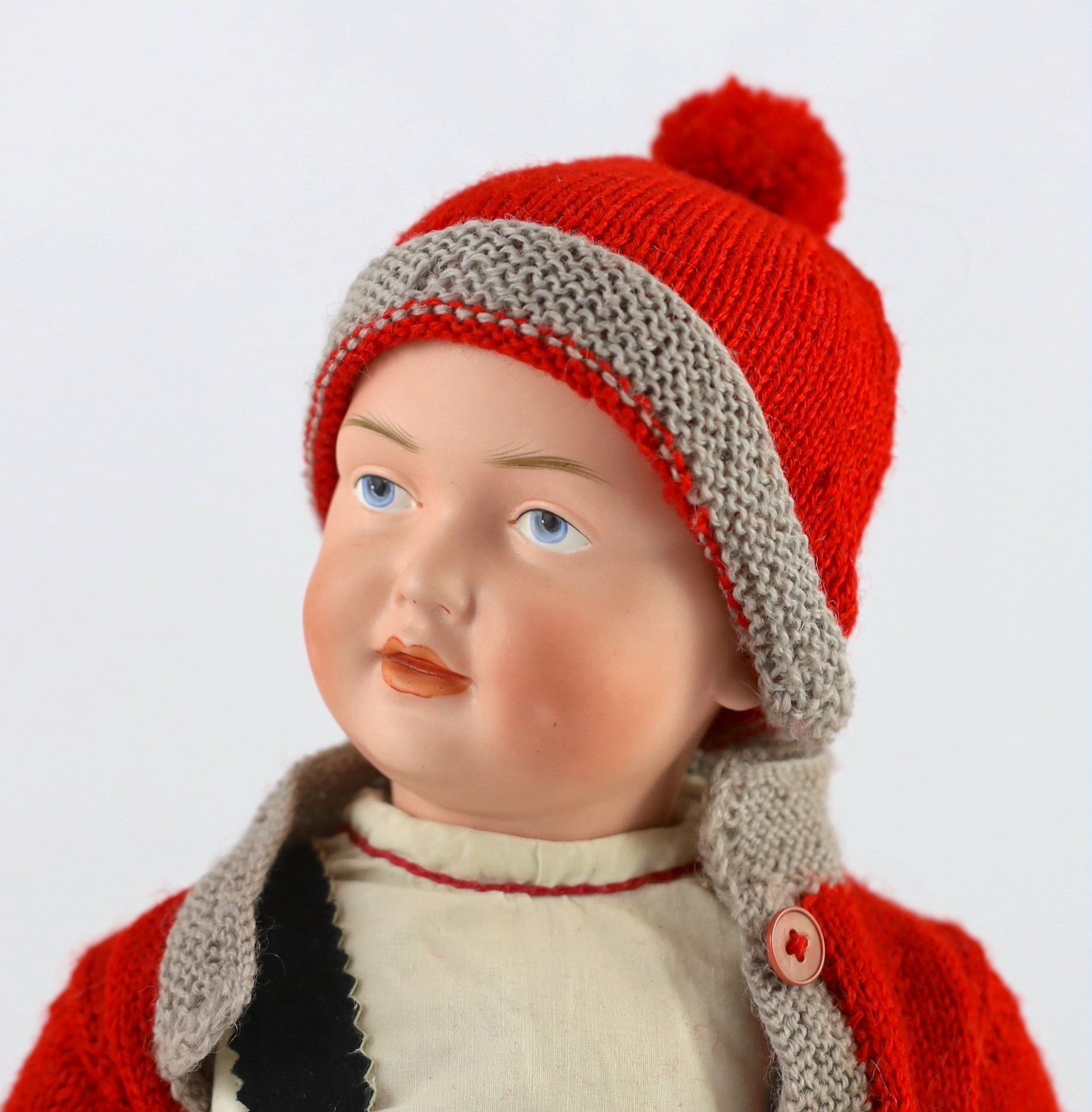 A Bahr & Proschild for Kley & Hahn bisque character doll, German, circa 1912, 19in.